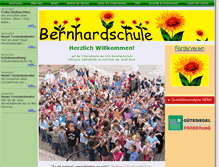 Tablet Screenshot of bernhardschule-bonn.de